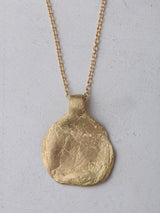 Refine metal Coin Pendant Necklace 45