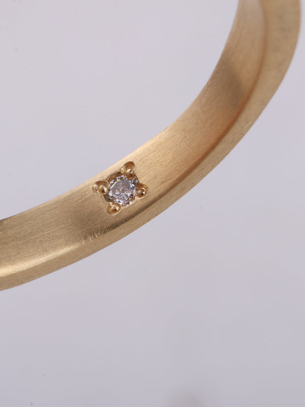 〈Marriage〉Diamond setting on ring