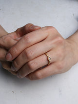 【NEW】HIGH BEZEL DIAMOND RING  rkd198oak