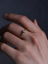 【NEW】HIGH BEZEL DIAMOND RING  rkd198oak