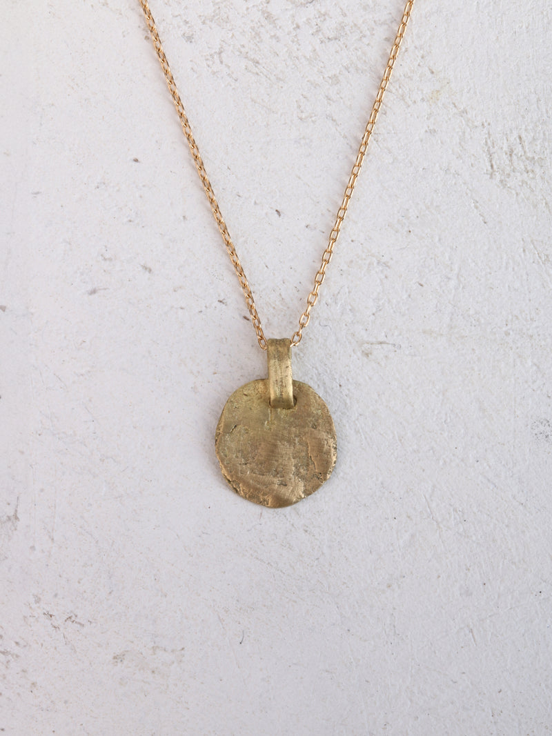 Refine metal Coin Pendant Necklace 46