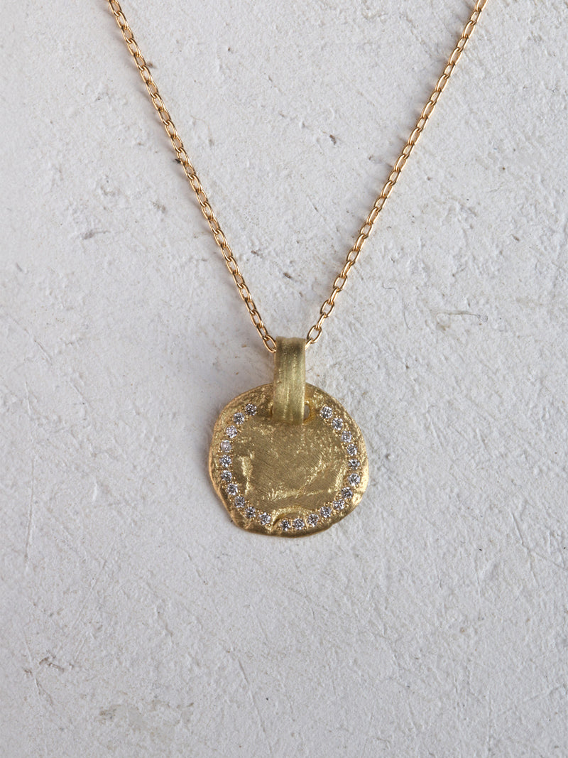 Refine metal Coin Pendant Necklace 48