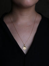 Refine metal Coin Pendant Necklace 61