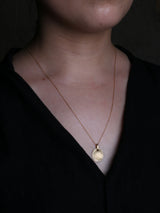Refine metal Coin Pendant Necklace 61