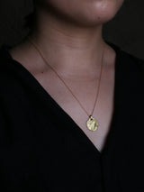Refine metal Coin Pendant Necklace 66