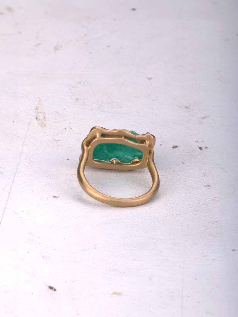 【路面店/ONLINE限定】EMERALD RING rke064oak