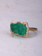 【路面店/ONLINE限定】EMERALD RING rke064oak