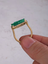 【路面店/ONLINE限定】EMERALD RING rke064oak