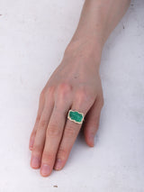 【路面店/ONLINE限定】EMERALD RING rke064oak