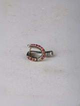 【NEW 路面店/ONLINE限定】空間ピアス  一点物のルビーver.　pcr021oak