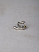 【NEW 路面店/ONLINE限定】空間ピアス  一点物のルビーver.　pcr021oak