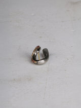 【NEW 路面店/ONLINE限定】空間ピアス  一点物のルビーver.　pcr021oak