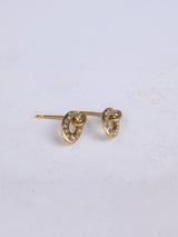 PIERCED EARRINGS Oval Hole Pierce　pkd032oh