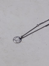 Refine metal Coin Pendant Necklace sv1