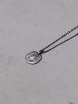Refine metal Coin Pendant Necklace sv7