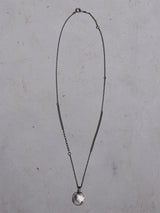 Refine metal Coin Pendant Necklace sv11