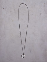 Refine metal Coin Pendant Necklace sv8