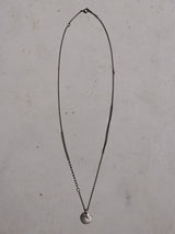 Refine metal Coin Pendant Necklace sv9