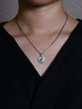 【NEW】Refine metal Coin Pendant Necklace sv3