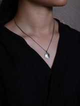 【NEW】Refine metal Coin Pendant Necklace sv4