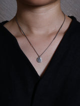 【NEW】Refine metal Coin Pendant Necklace sv9